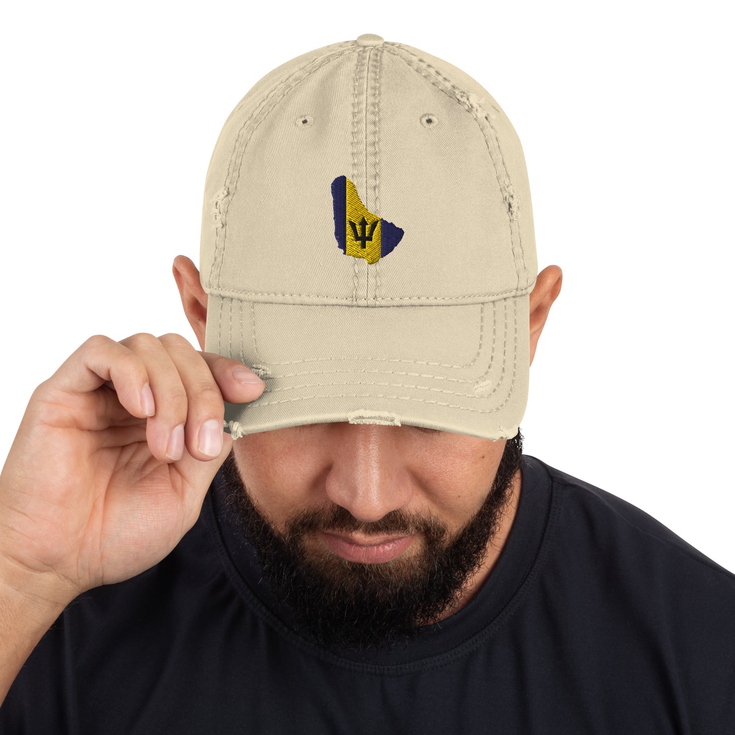 BARBADOS Distressed Hat