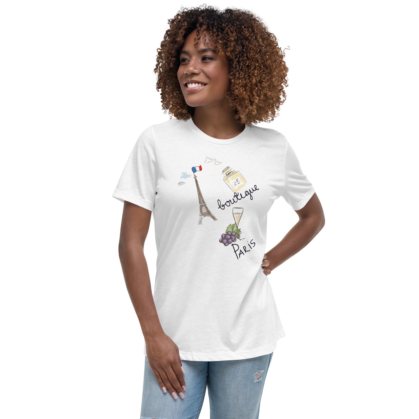BOUTIQUE PARIS Women's Relaxed T-Shirt