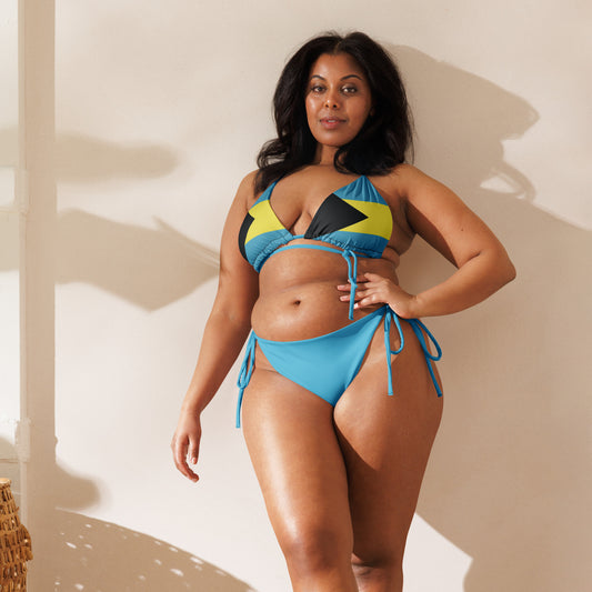 Bahamas All-over print recycled string bikini