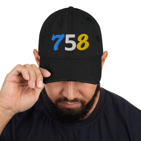 758 Distressed Hat