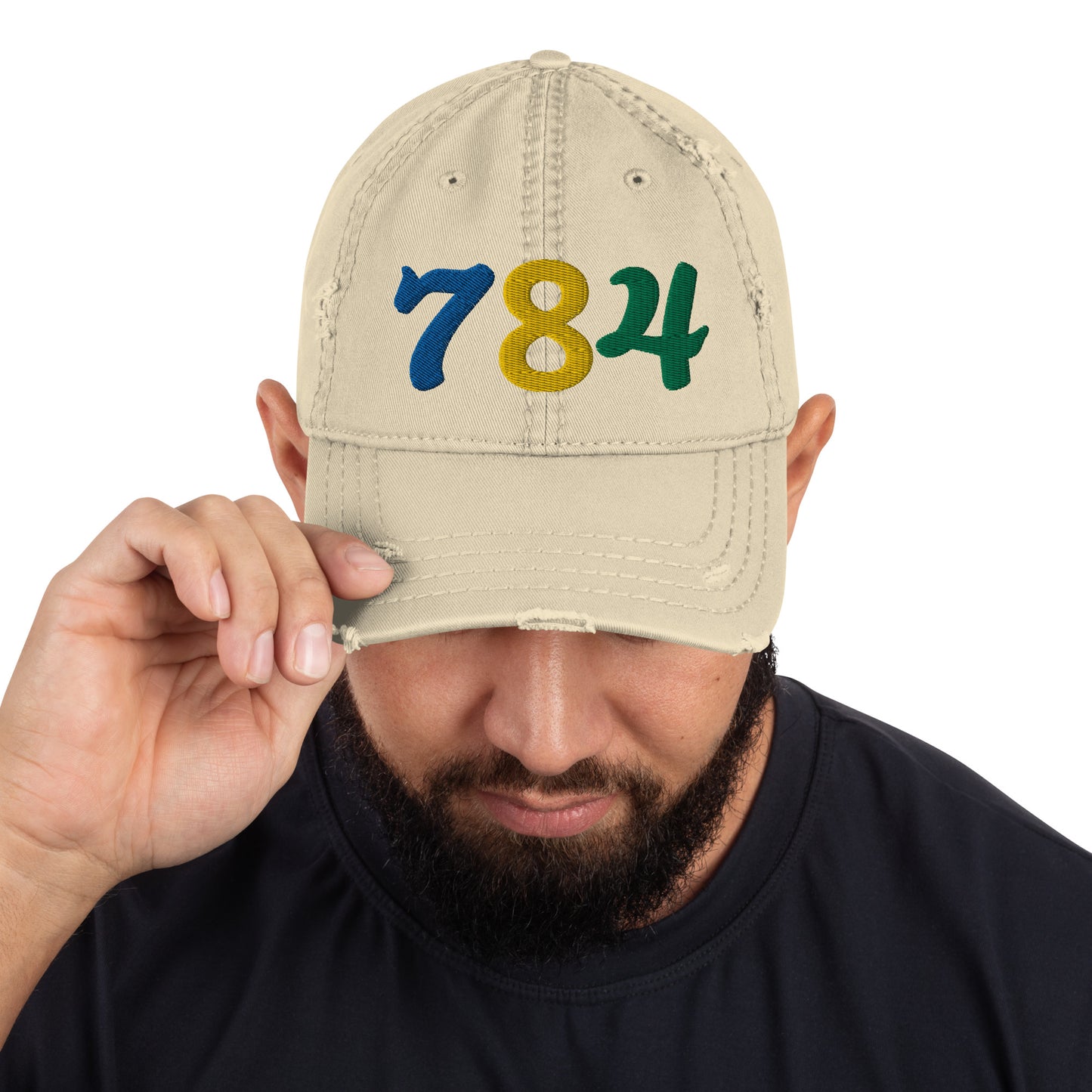 784 Distressed Hat