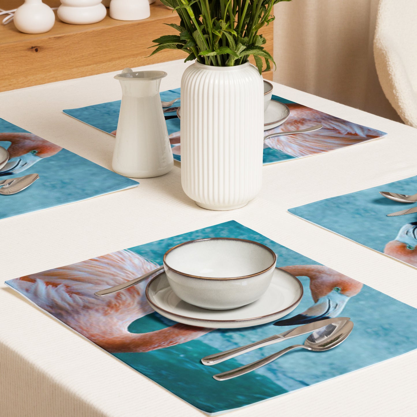Flamingo Placemat Set