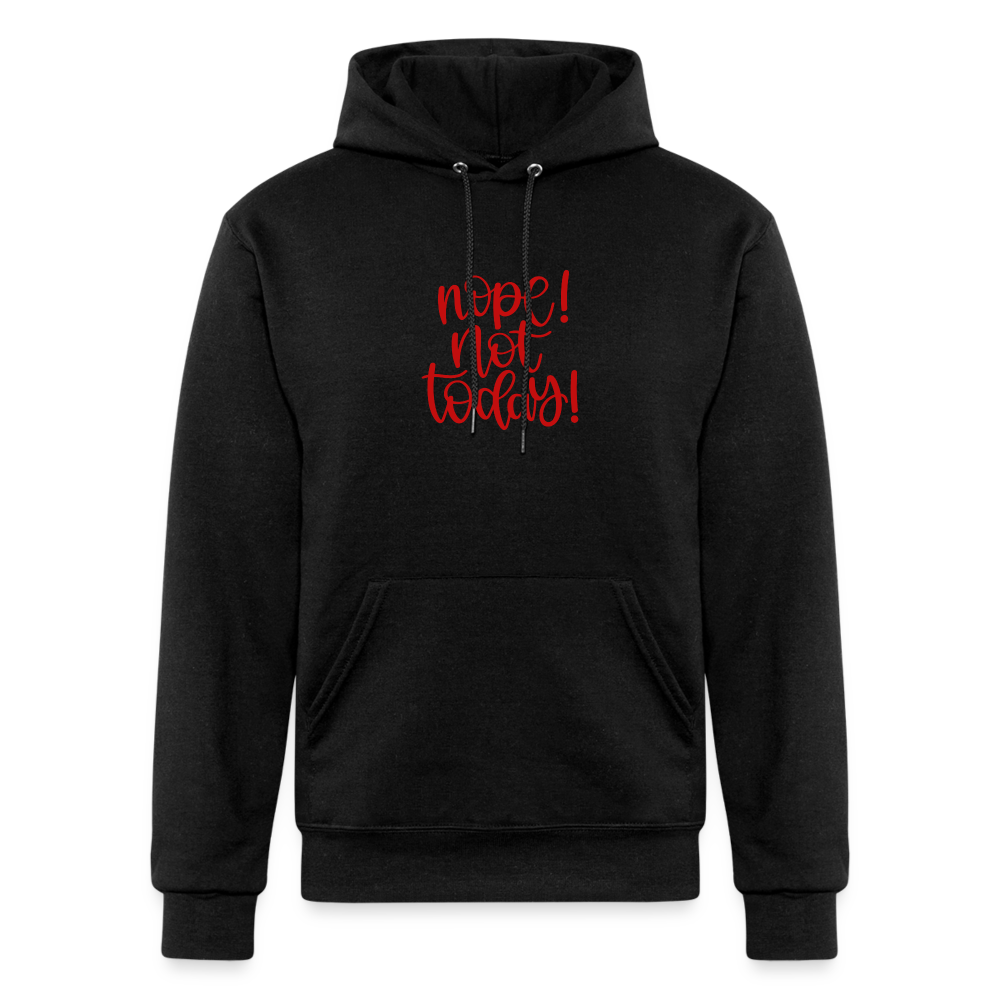 Nope Not Today! Champion Unisex Powerblend Hoodie - black