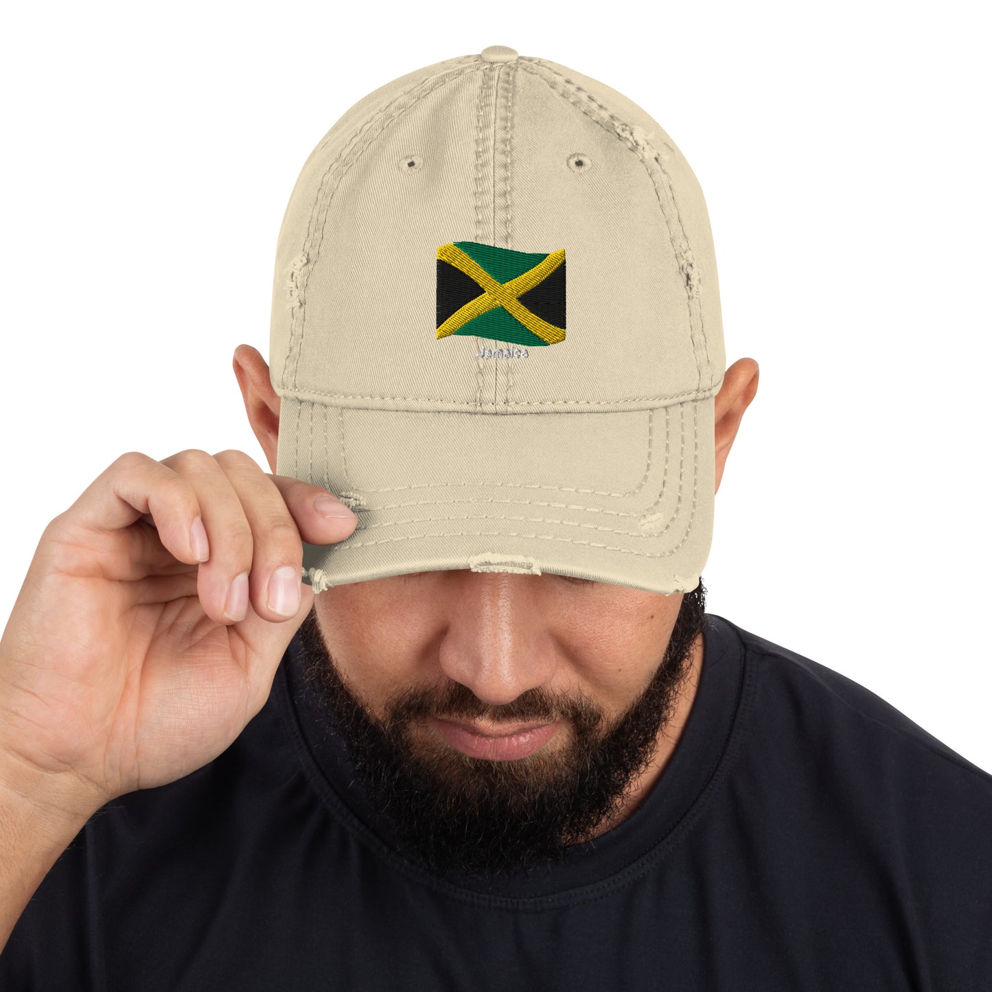 JAMAICA Distressed Hat