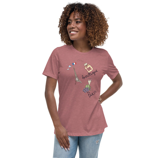 BOUTIQUE PARIS Women's Relaxed T-Shirt